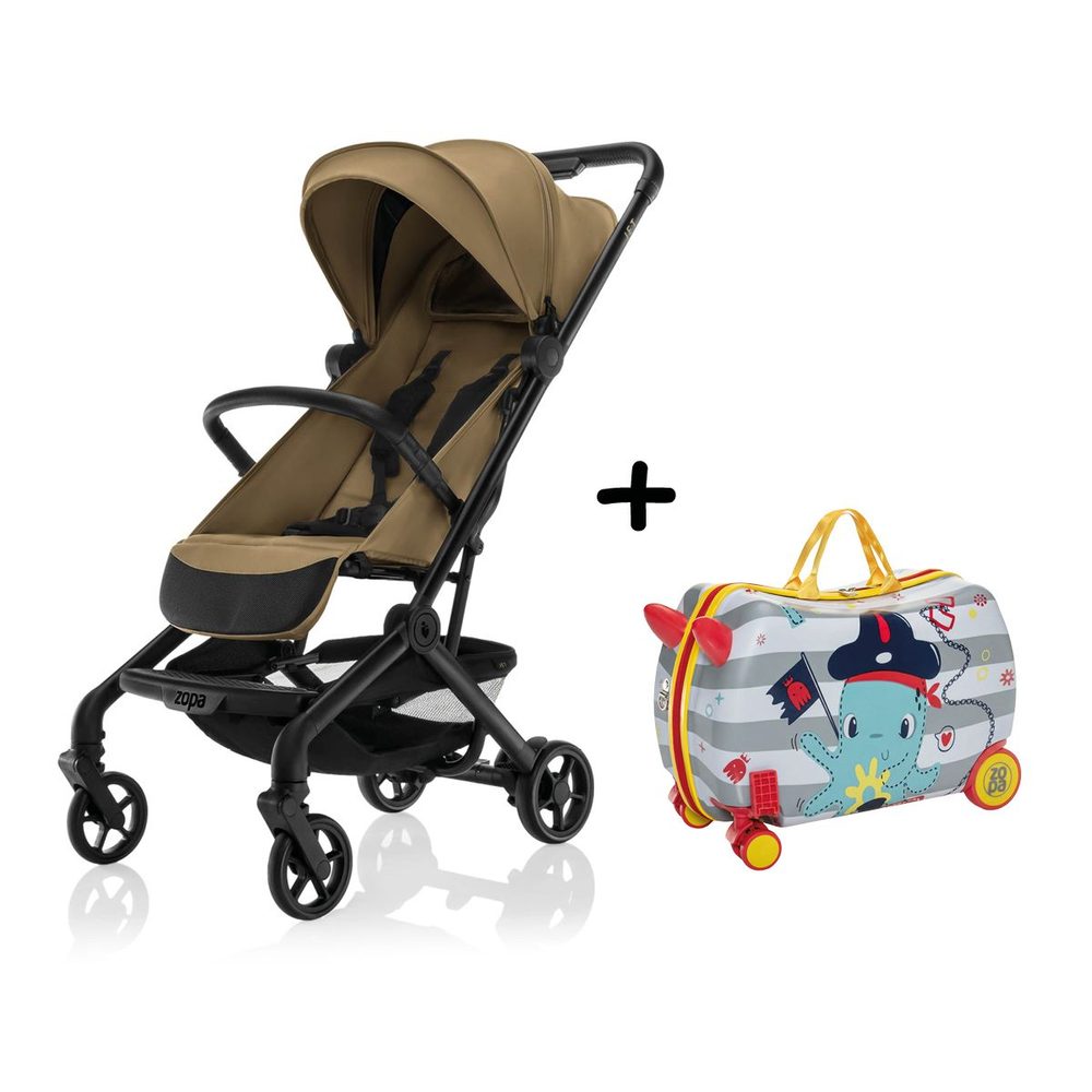 ZOPA Sportovní kočárek Jet + kufřík Pack&Ride ZDARMA - Latte Beige