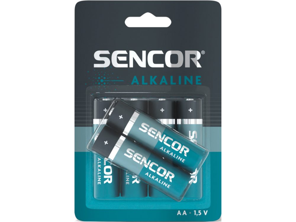 Sencor Alkalické baterie AA 6 ks