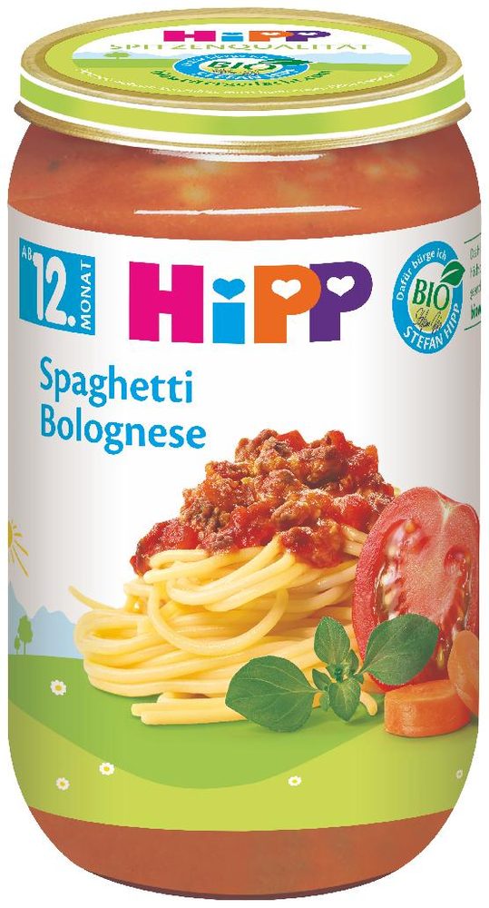 HiPP BIO Boloňské špagety - nové složení