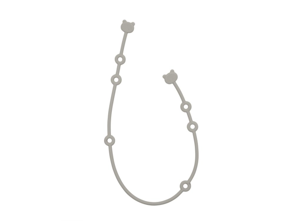 KikkaBoo Držák na šidítko Platinum Silicone Sand