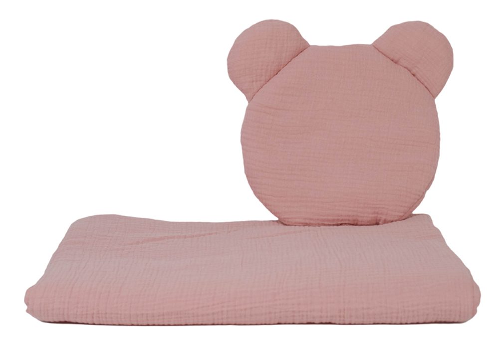 Tomi Peřinky do kočárku mušelín - růžový