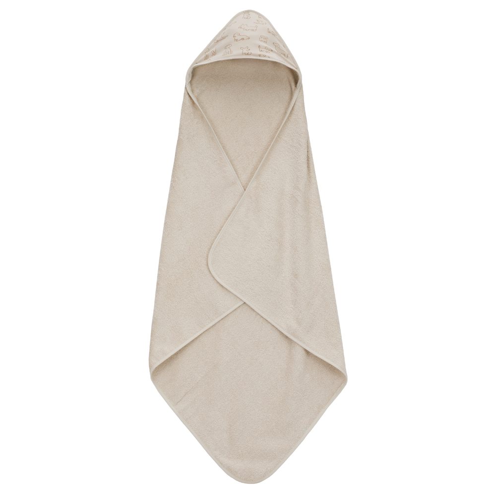 Fillikid Osuška s kapucí dob beige 75x75 cm (obrázek 4)