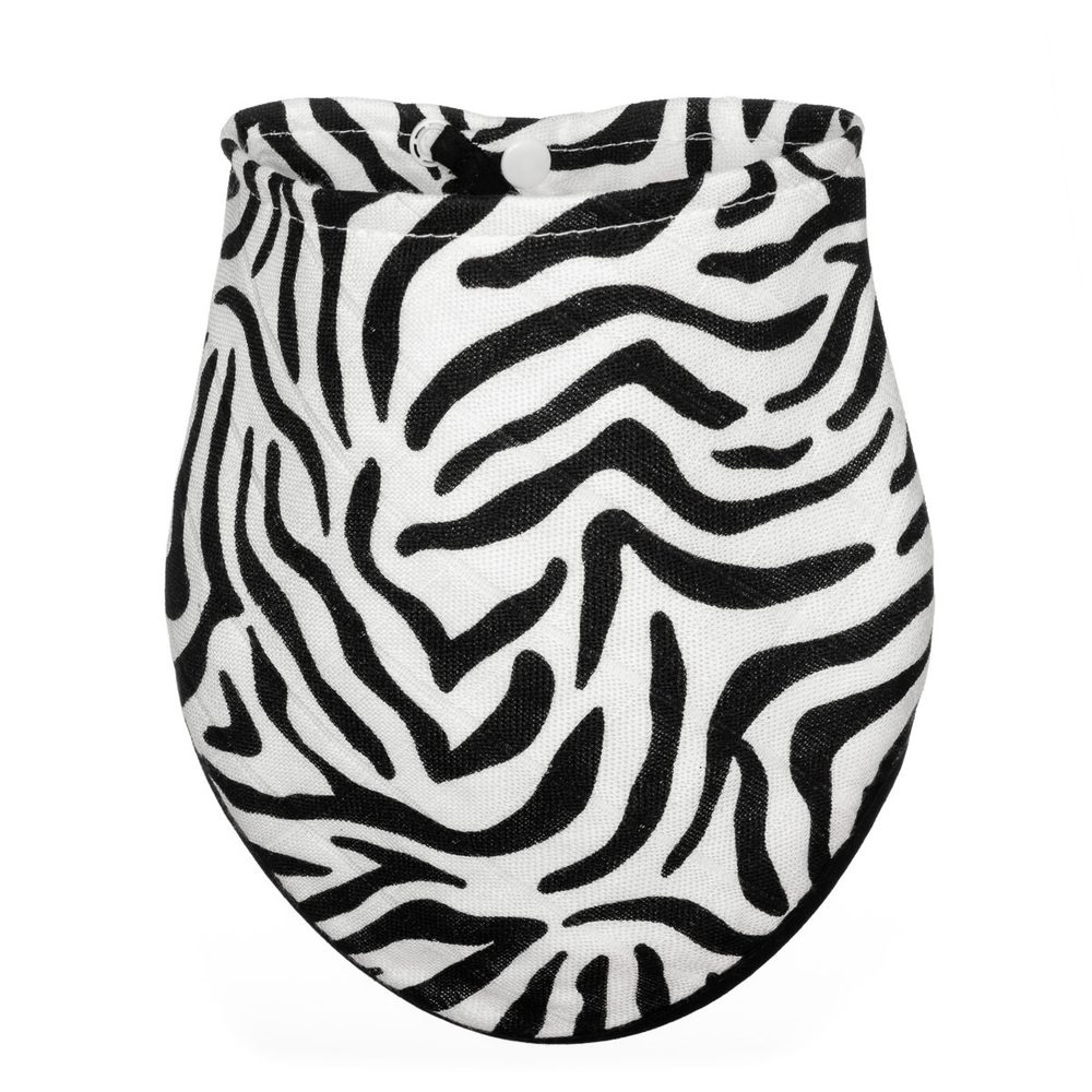 T-Tomi BIO Bambusový slintáček s potiskem - Zebra skin