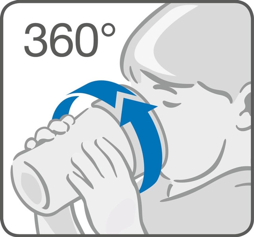 NUK Magic Cup s víčkem 230ml - cyan (obrázek 6)