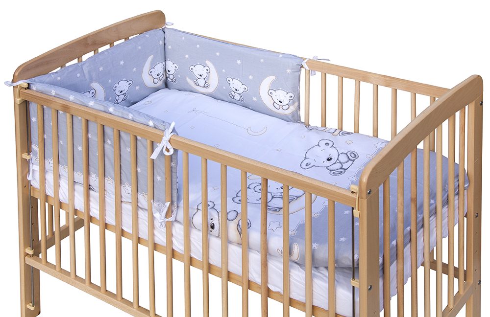 Scarlett Souprava do postýlky 6-dílná Toro šedá 90x120cm