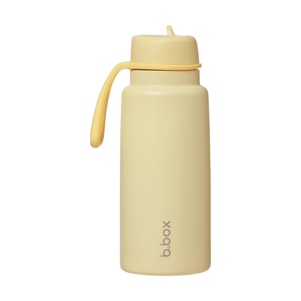 b.box Nerezová termolahev s brčkem 1l - lemon twist