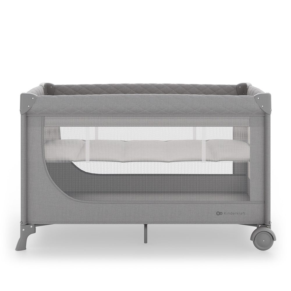 KINDERKRAFT Postýlka cestovní Leody Up - Grey