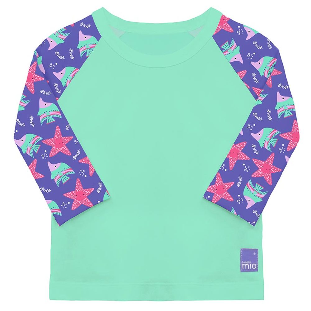 Bambino Mio Dětské tričko do vody s rukávem, UV 50+, Violet, vel. XL