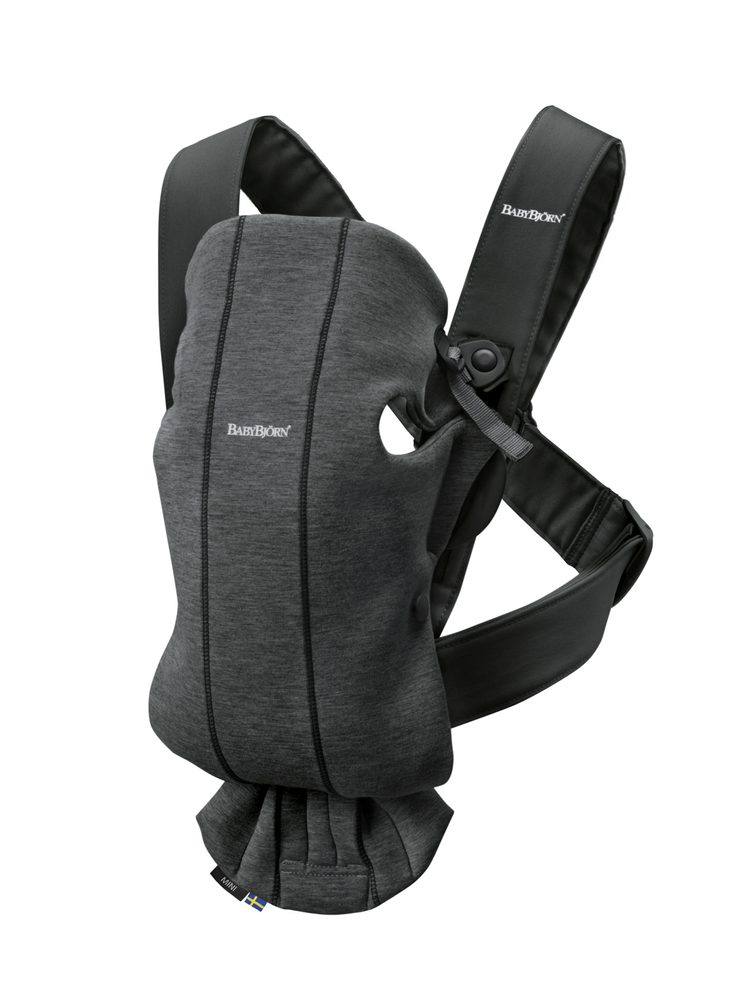 BABYBJÖRN Nosítko MINI Charcoal Grey 3D Jersey