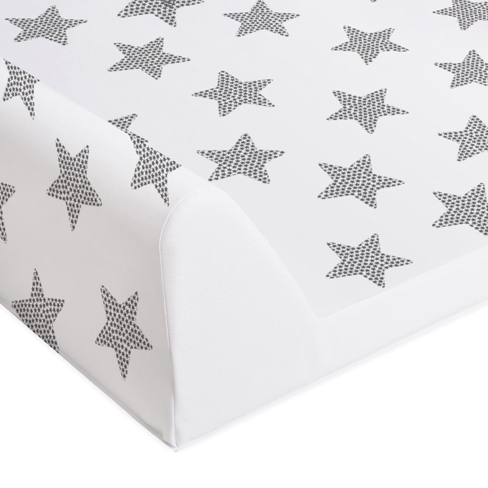 CEBA Podložka přebalovací 2-hranná s pevnou deskou (50x80) Comfort Day&Night Hvězdičky - CEBA Podložka přebalovací 2-hranná s pevnou deskou (50x80) Comfort Day&Night Hvězdičky