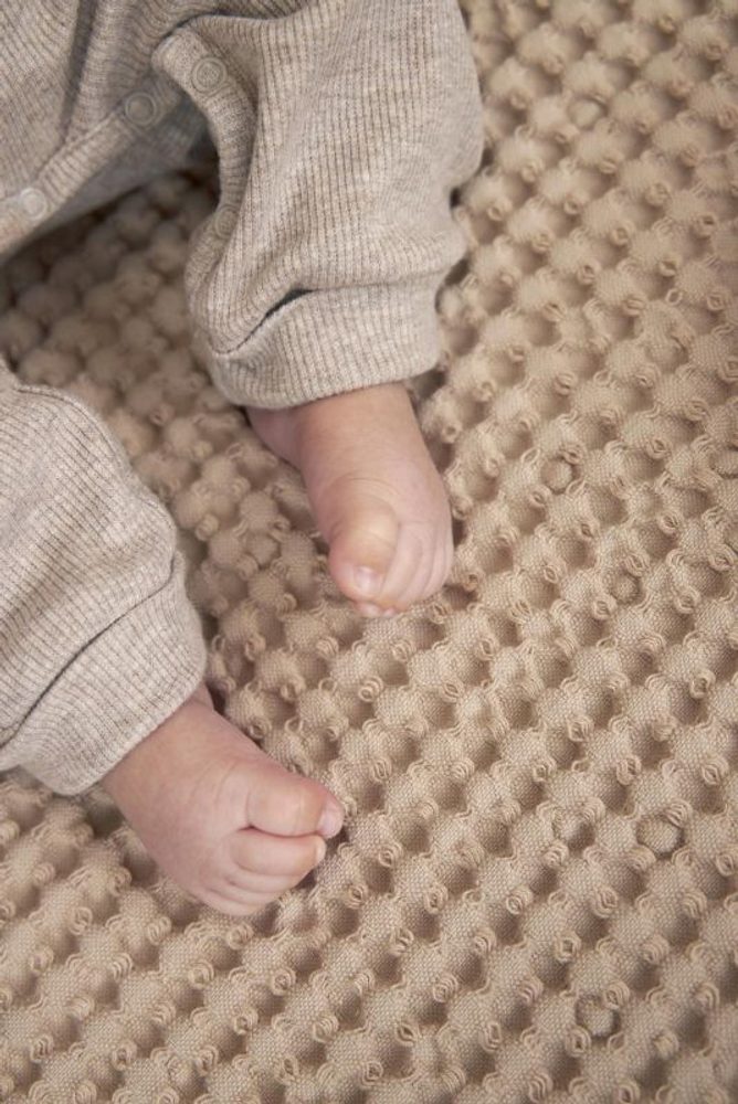 Meyco Deka Waffle Teddy fleece - Sand (obrázek 8)