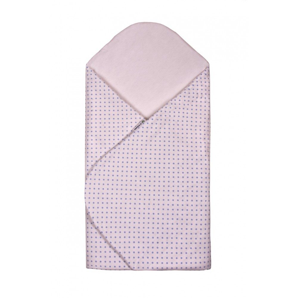 T-Tomi Rychlozavinovačka bavlna - white / little blue dots