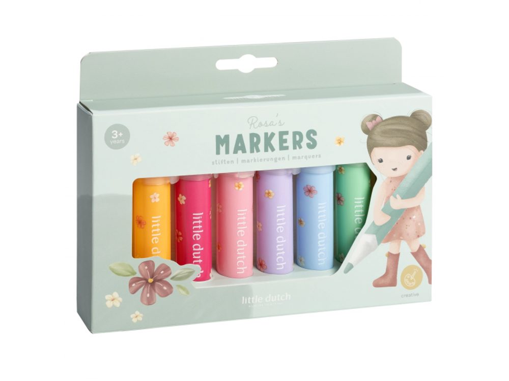 Little Dutch Fixy 8 ks Rosa