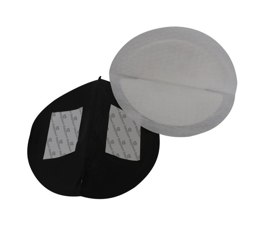 BabyDan prsní tampóny ultra absorpční 24ks, černé