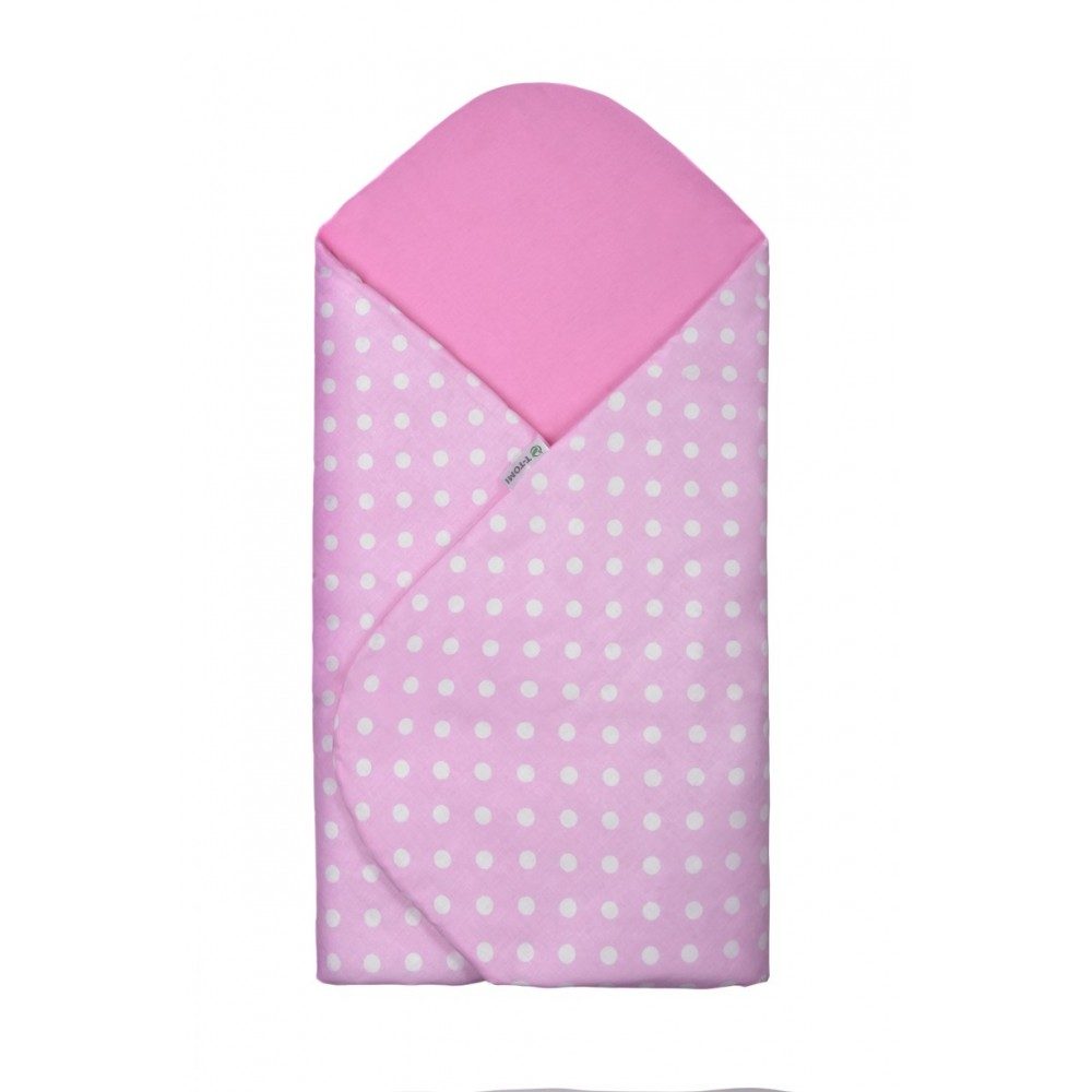 T-Tomi Rychlozavinovačka bavlna - pink / dots