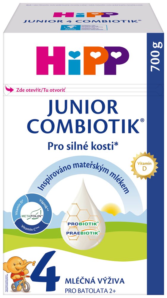 HiPP Batolecí mléko HiPP 4 Junior Combiotik 700g - EXPIRACE 20.11.2026