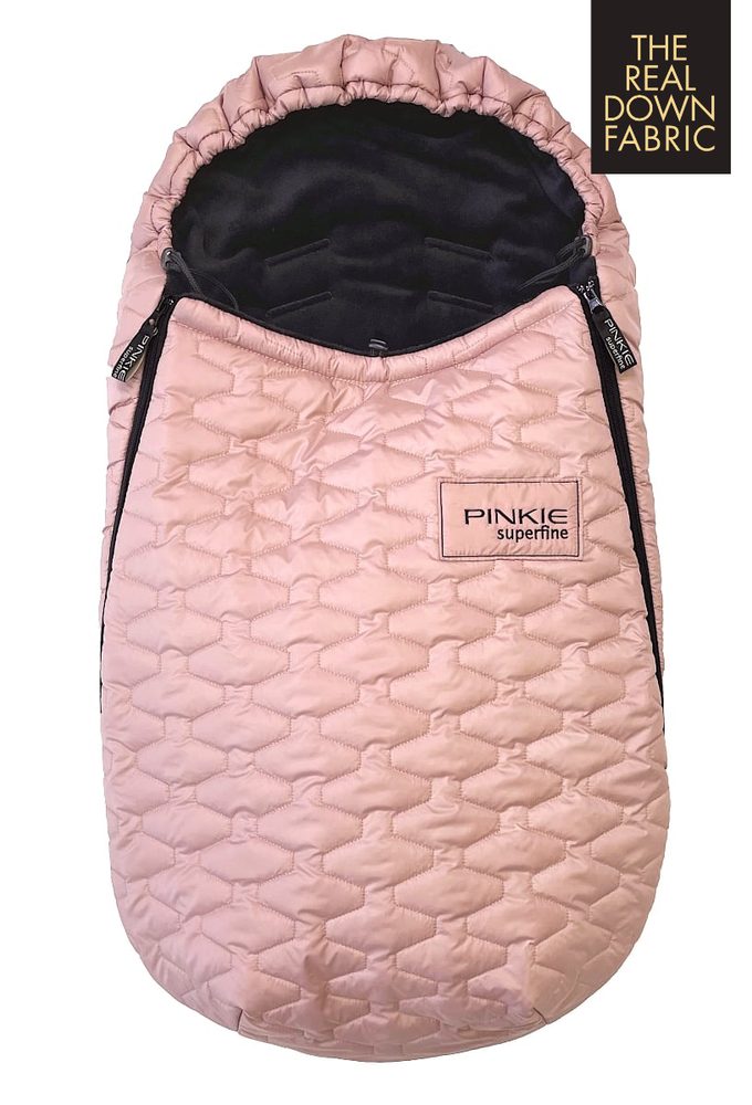 Pinkie péřový zimní fusak Superfine Light Pink 0-12 měsíců - autosedačky