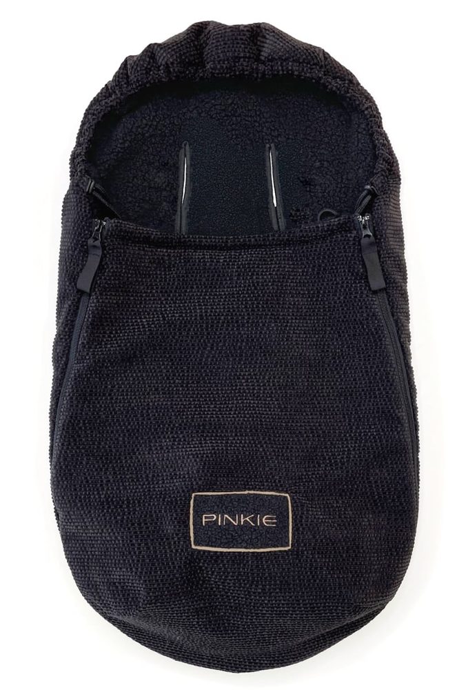 Pinkie fusak Fur Teddy Black 0-12 měsíců - autosedačky