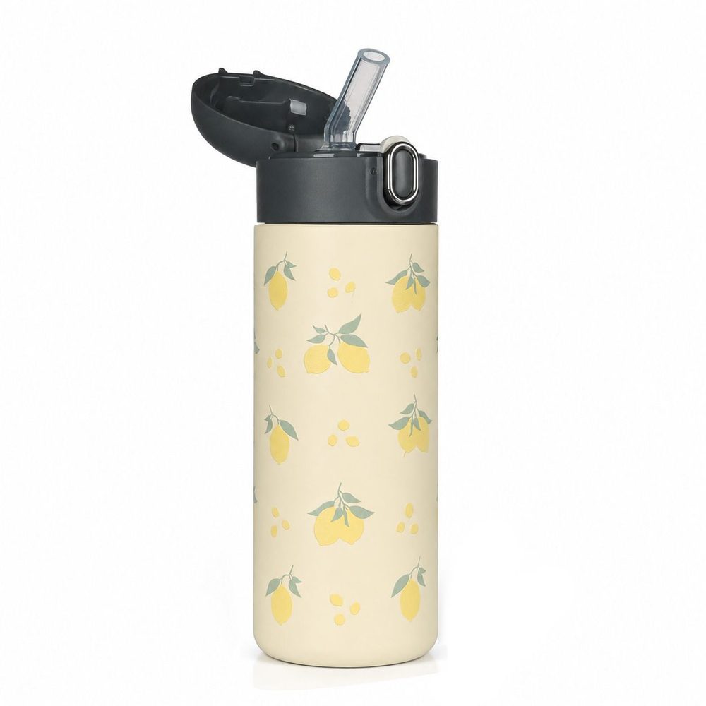 ZOPA Termoska na tekutiny s brčkem 400 ml - Limoncello