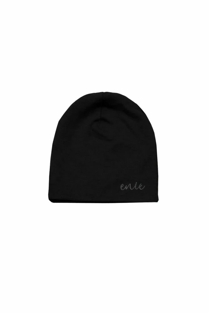 enie baby Dětská čepice BAMBOO 9-12m Černá