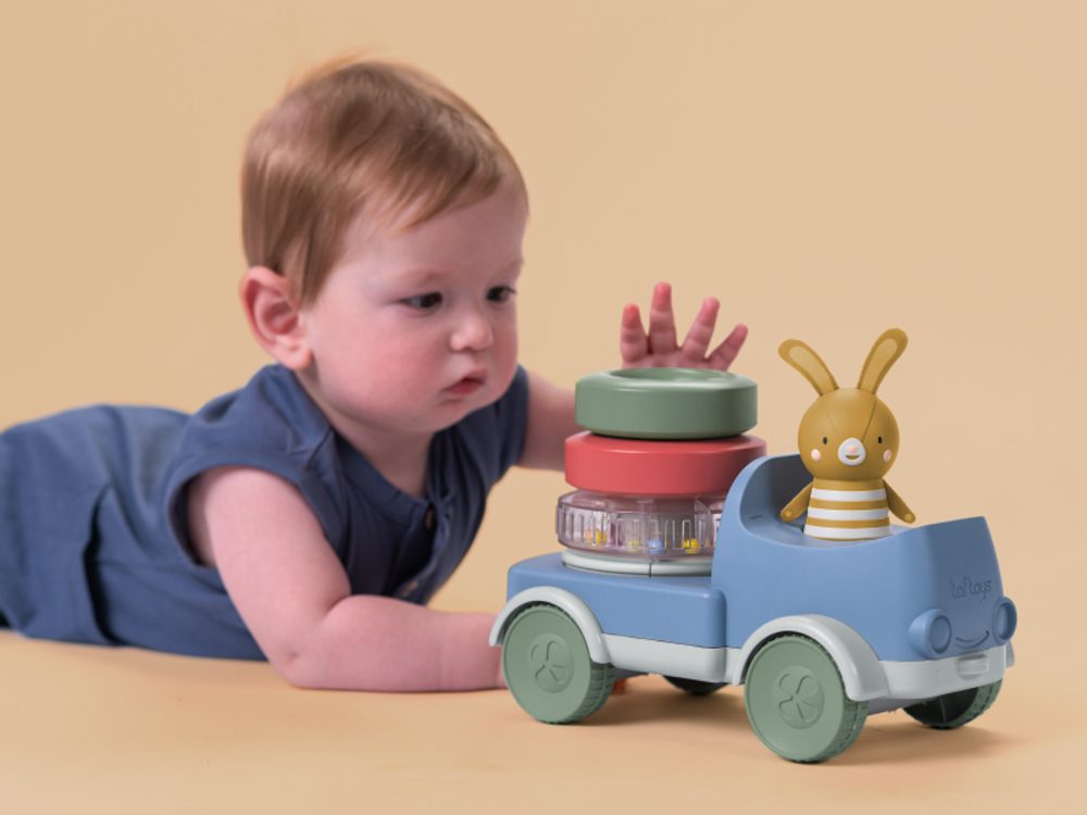 Taf Toys Náklaďák s pyramidou Bunny (obrázek 8)