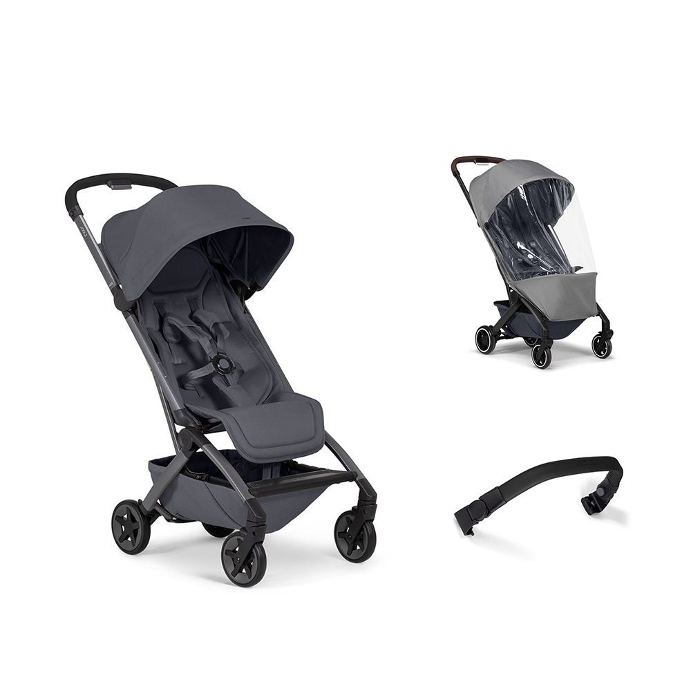 Joolz AER2 set kočárek + madlo + pláštěnka - Stone Grey