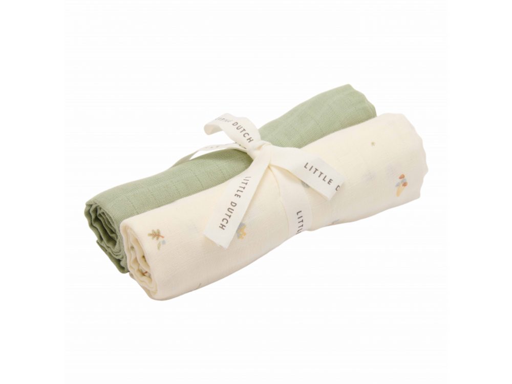 Little Dutch Pleny 70x70cm Forest Treasures & Sage 2 ks