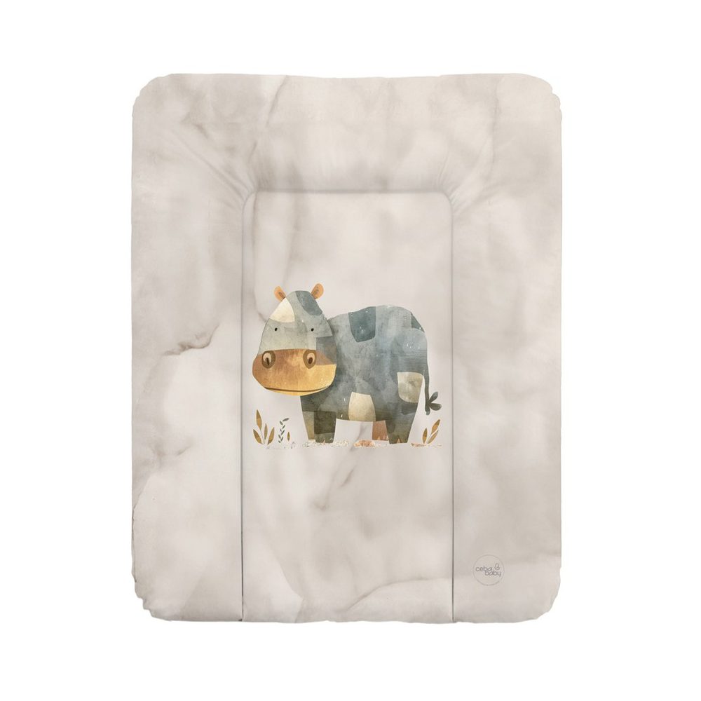CEBA Podložka přebalovací měkká (50x70) Basic Balloons - CEBA Podložka přebalovací měkká (50x70) Basic Cosy Hippo