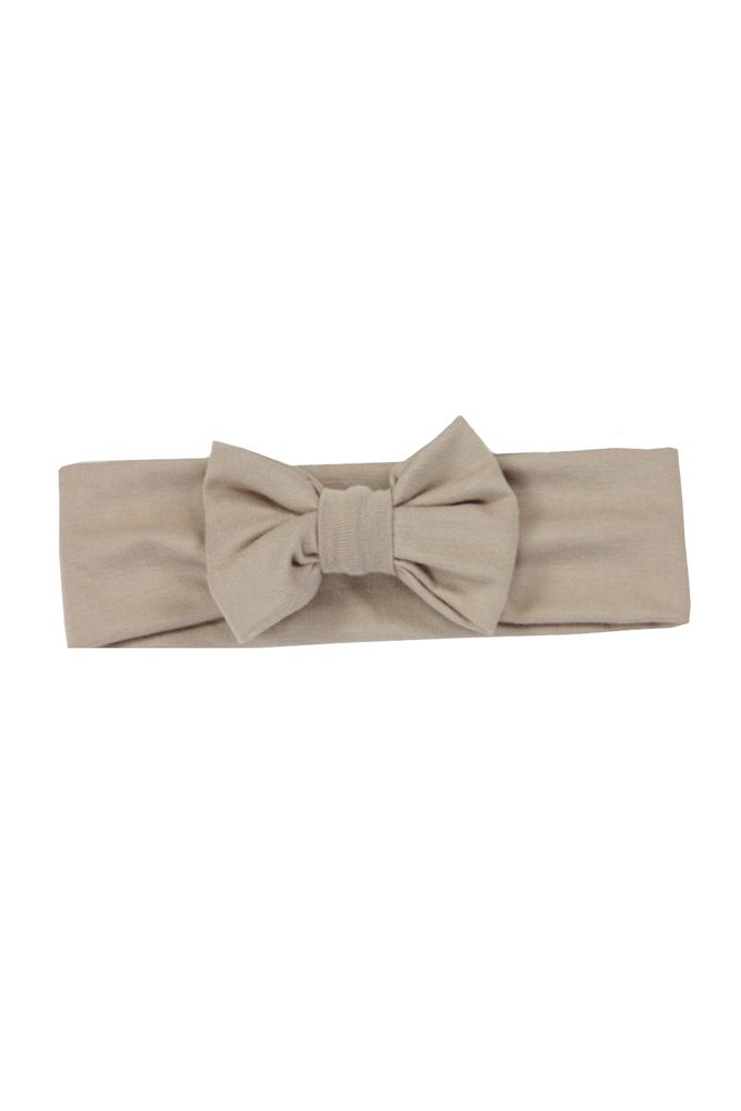 enie baby Dětská čelenka Minnie 6-9m BAMBOO karamelová