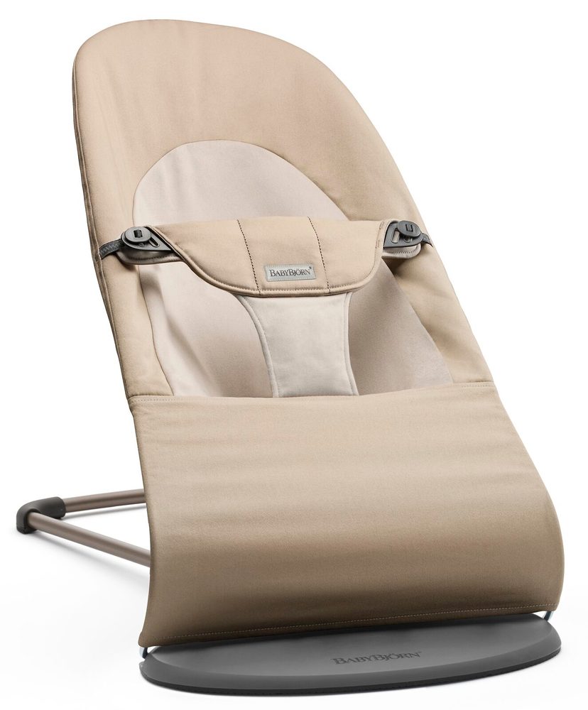 Babybjörn Lehátko Balance Soft Cotton Khaki / Beige