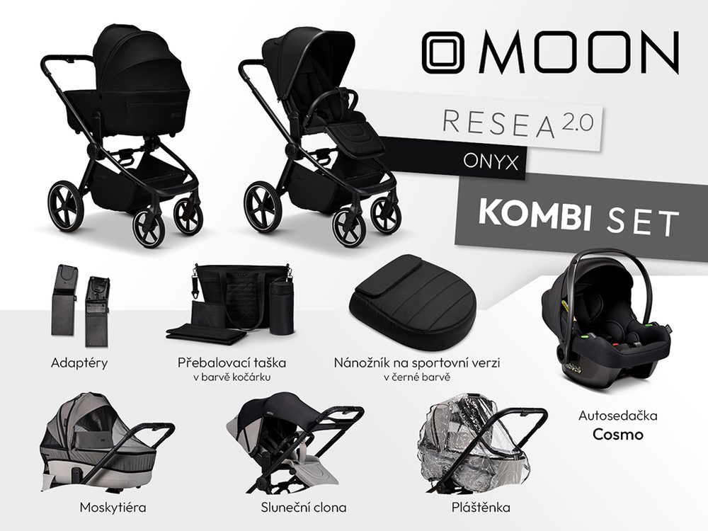 Moon Resea 2.0 Kombi set - ONYX
