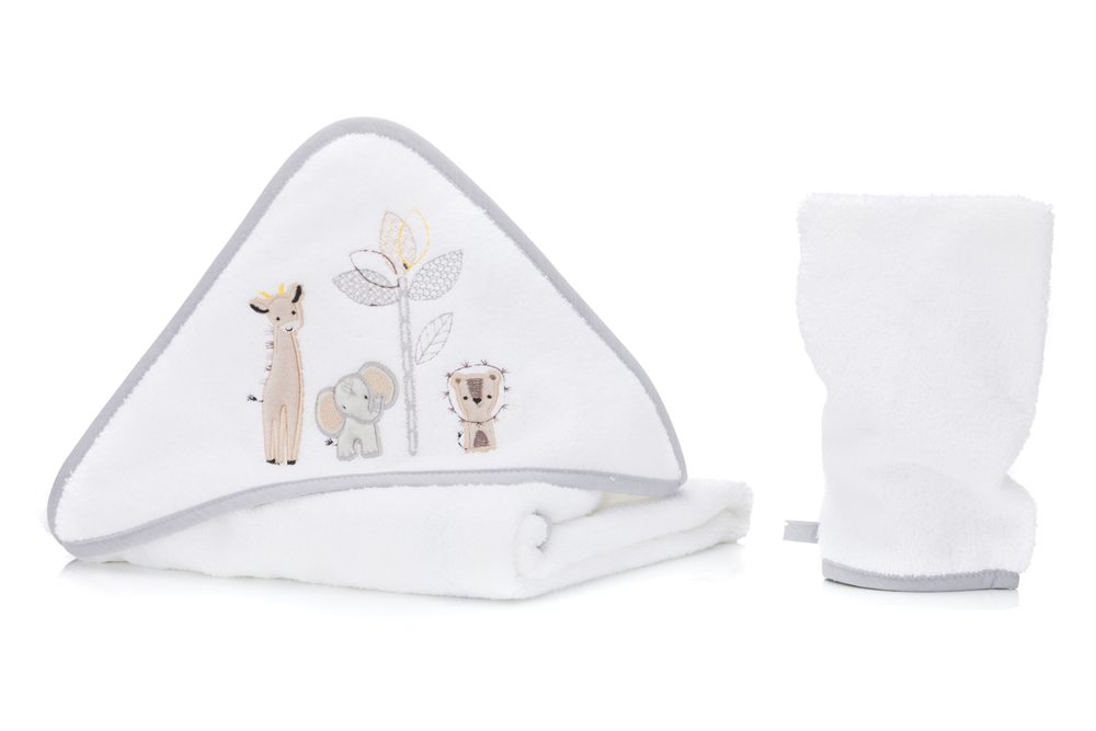 Fillikid osuška s kapucí + žínka safari white
