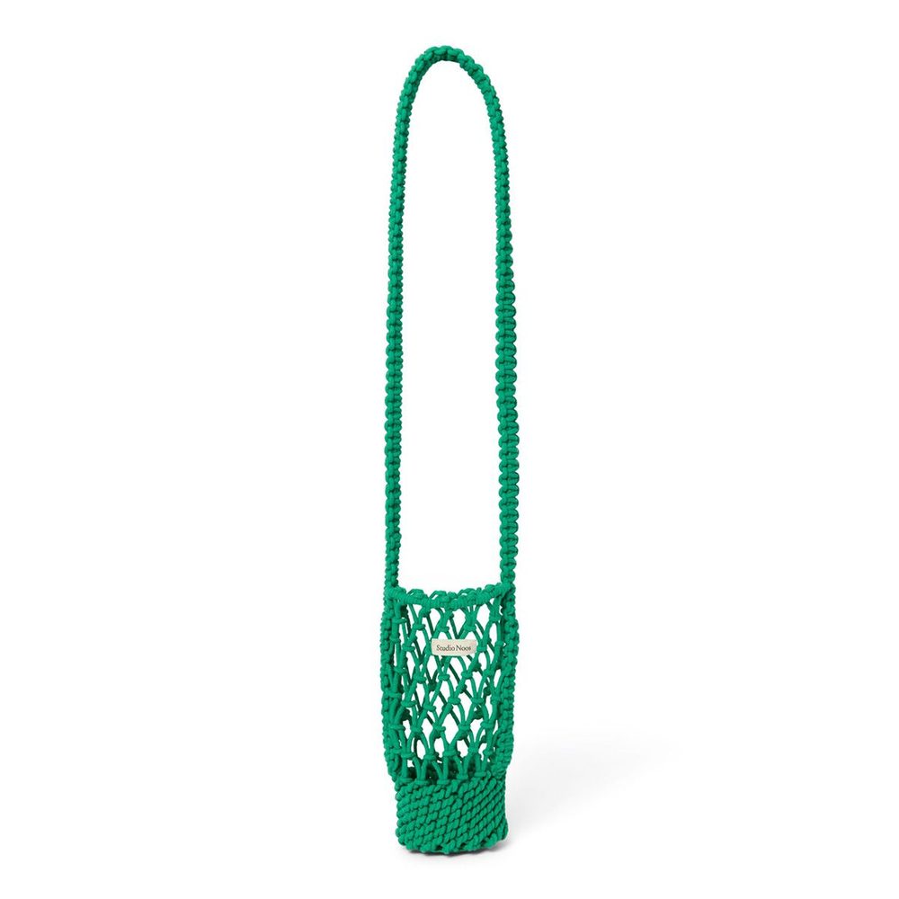 Studio Noos MACRAME BOTTLE BAG Green