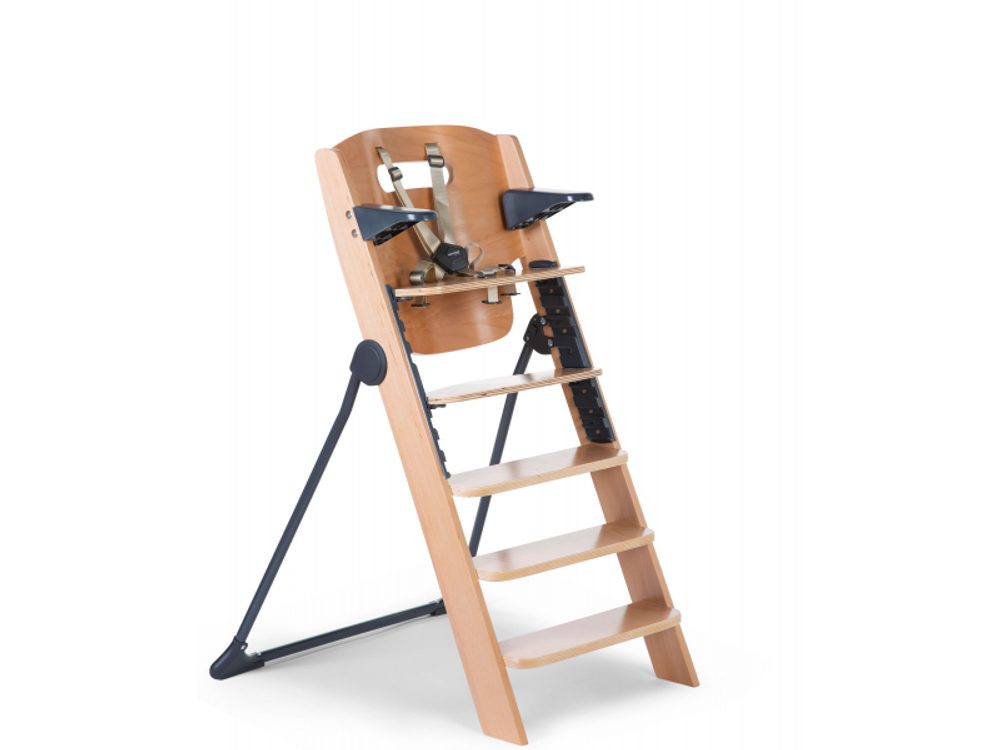 Childhome Židlička 4v1 Kitgrow Wood Natural Anthracite