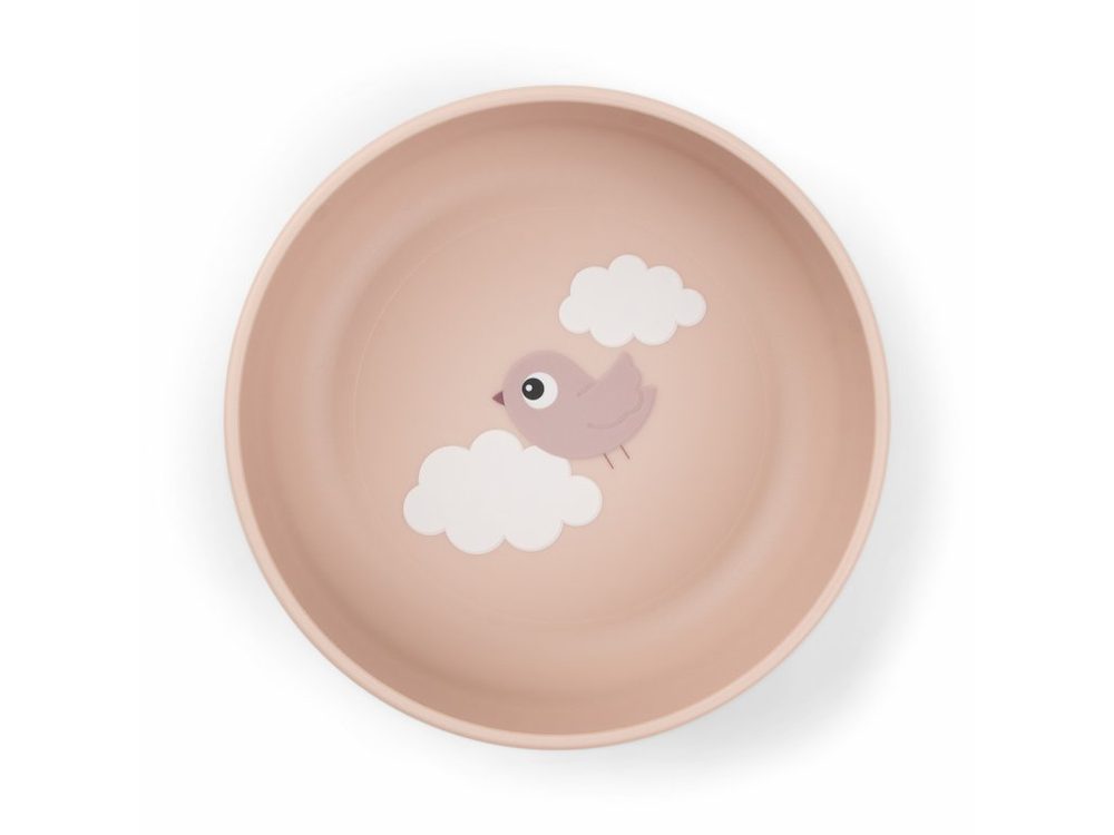 Done by Deer Foodie miska Happy clouds 2023 - růžová