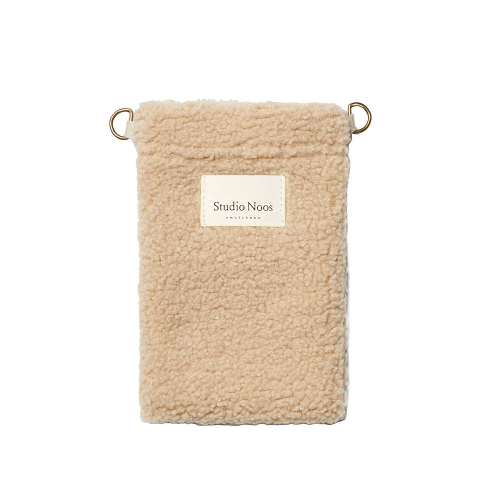 STUDIO NOOS Taštička na mobil Teddy Ecru