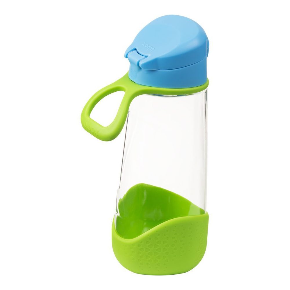 b.box Sport lahev na pití 600ml - modrá/zelená