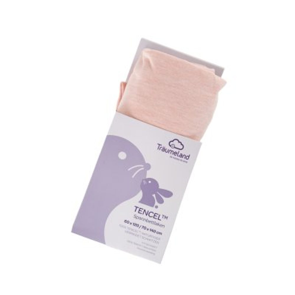 TRÄUMELAND prostěradlo Tencel UNI Rose Smoke
