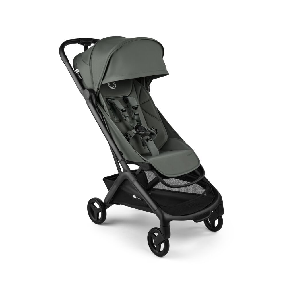 Bugaboo Butterfly 2 set + pláštěnka + taška - Black/Forest Green