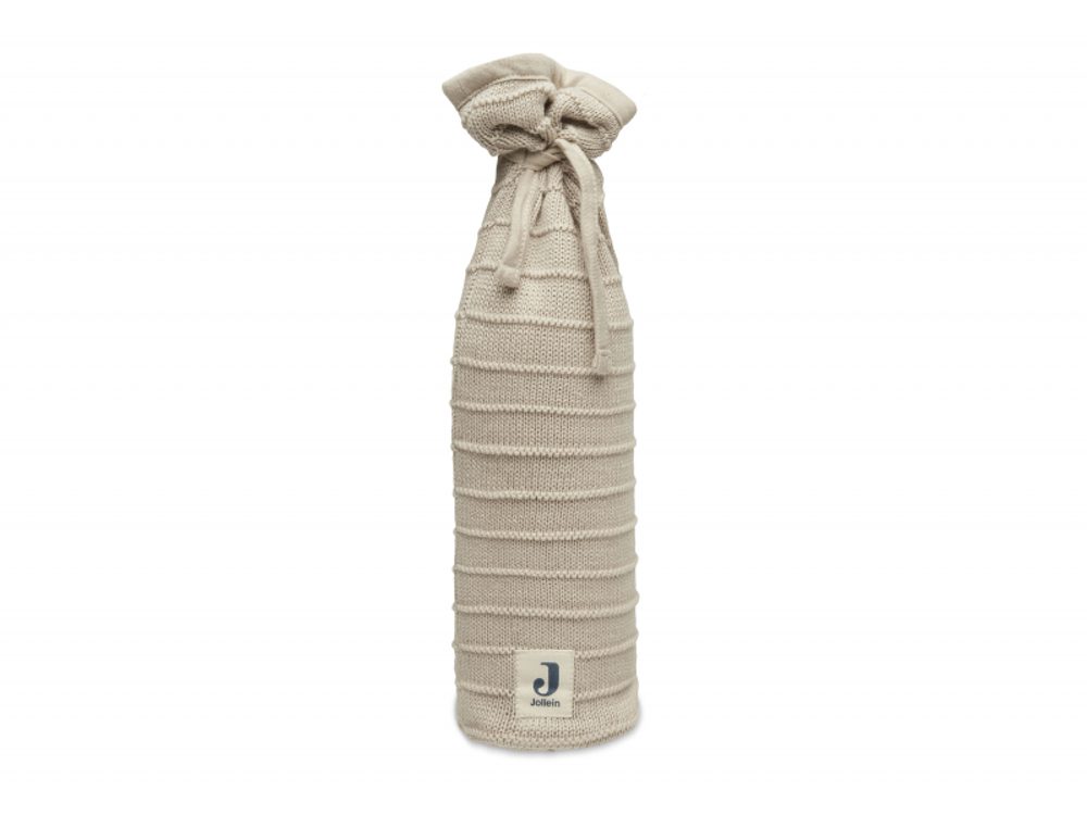 Jollein Pletený obal na ohřívací láhev Pure Knit Nougat