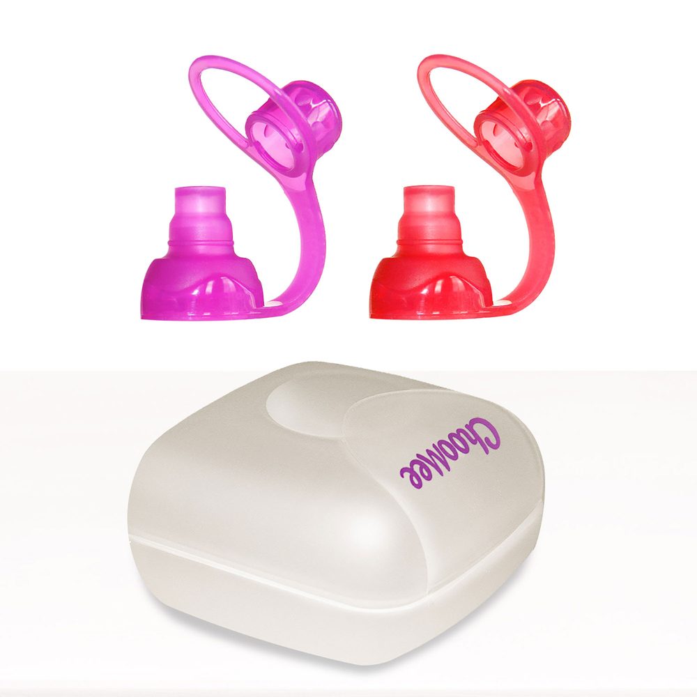 ChooMee SoftSip pítka na kapsičku 2ks v pouzdru - Red / Purple (obrázek 6)