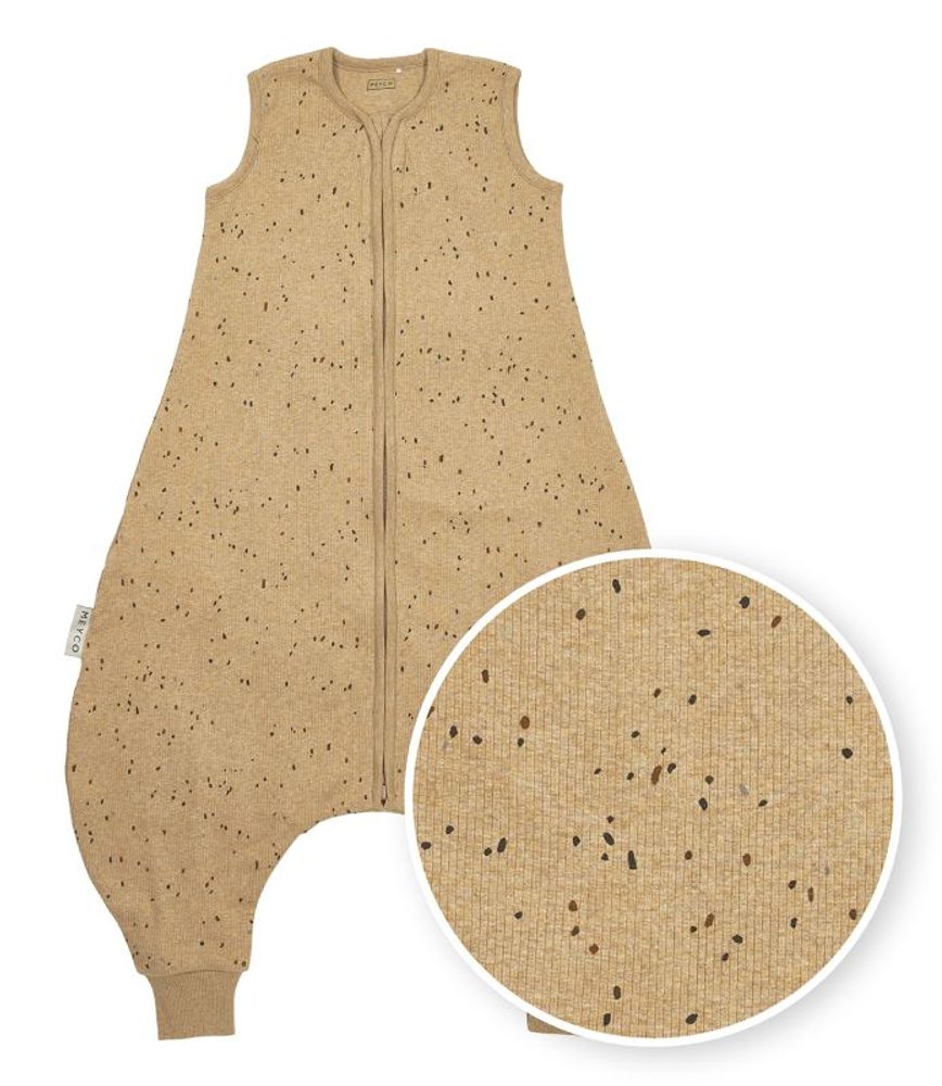 Meyco Letní Jumper RIB MINI SPOT vel.92 - Toffee melange