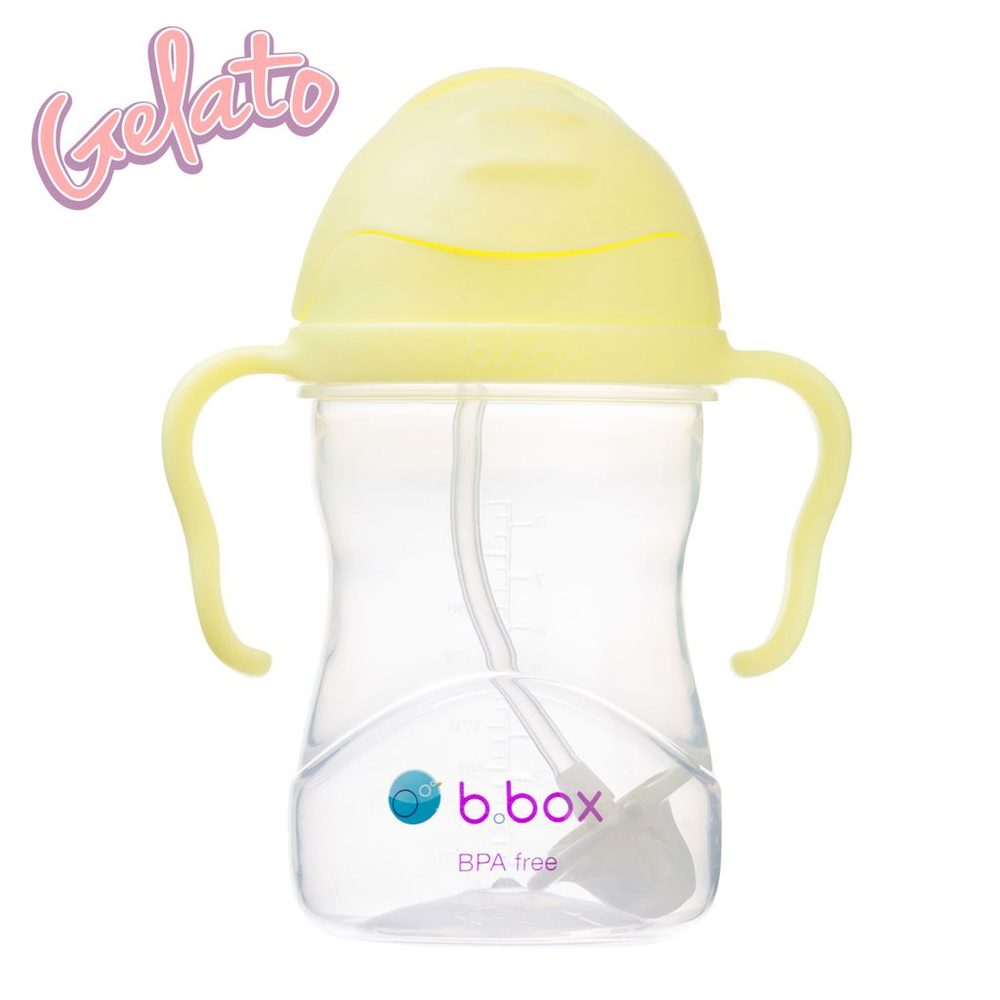 b.box Hrneček s brčkem 240ml - GELATO banana split