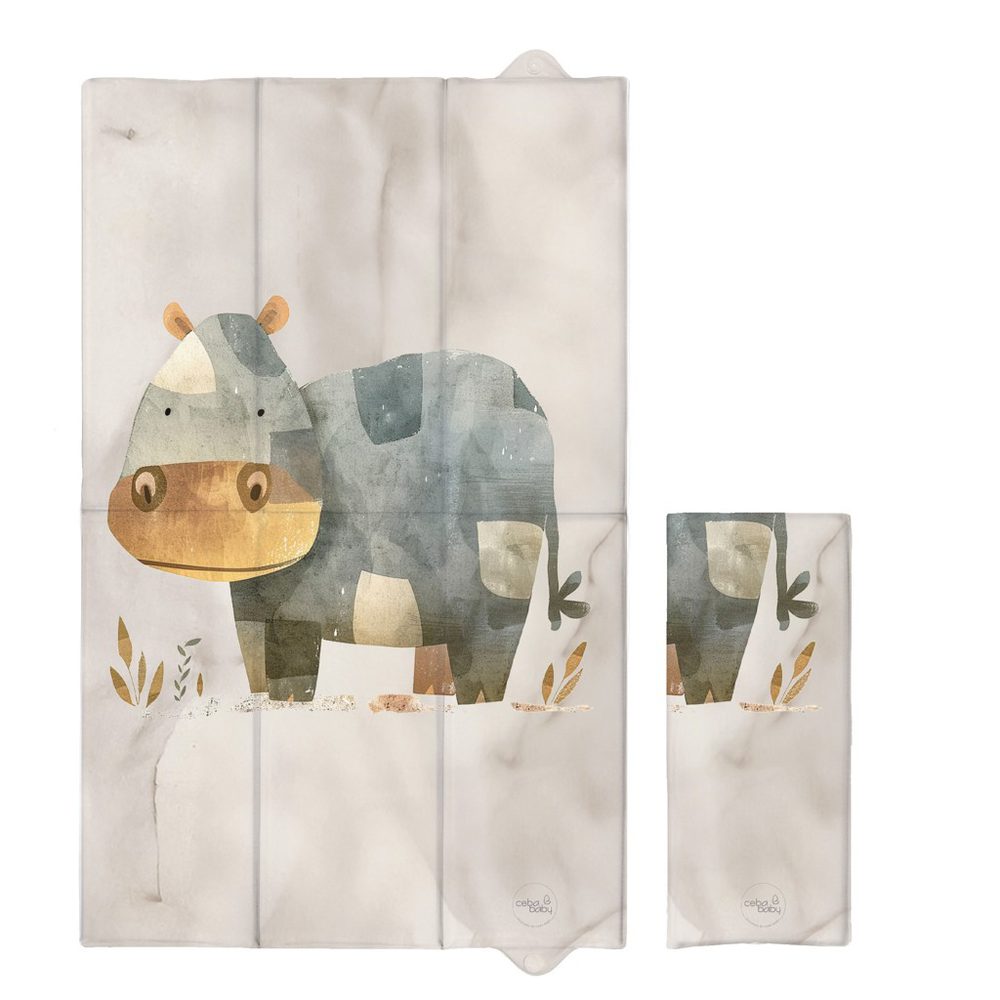 CEBA Podložka přebalovací cestovní (80x50) Basic Clever Otter - CEBA Podložka přebalovací cestovní (80x50) Basic Cosy Hippo
