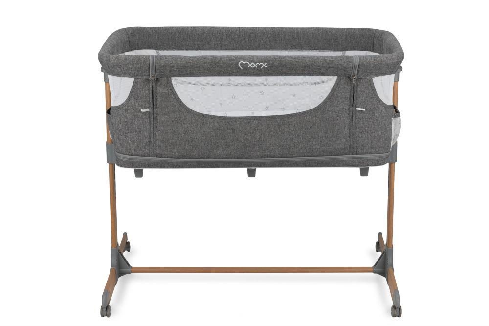 MoMi Postýlka SMART BED 4v1 šedá