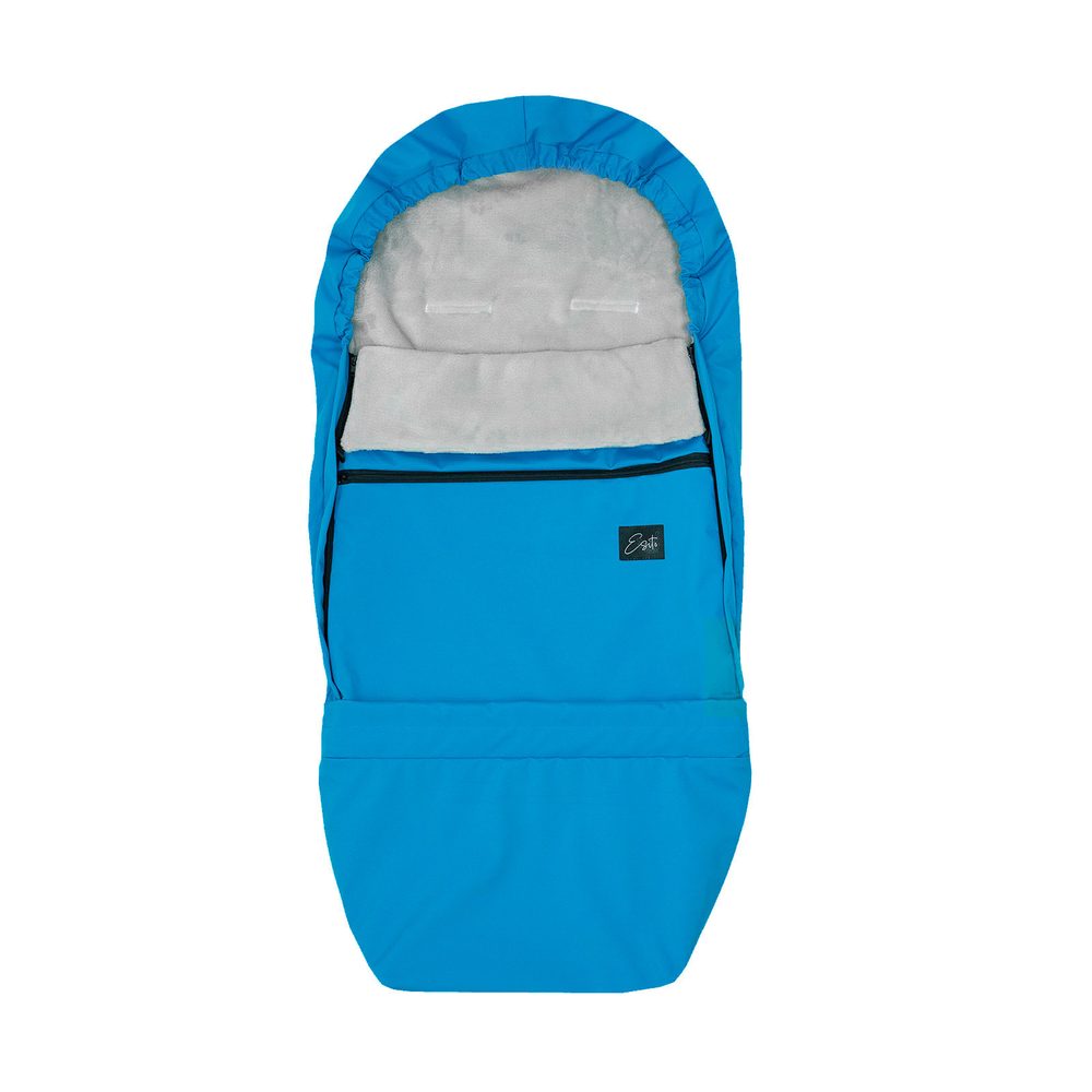 ESITO Jarní fusak do kočárku Soft Mono Turquoise - tyrkysová