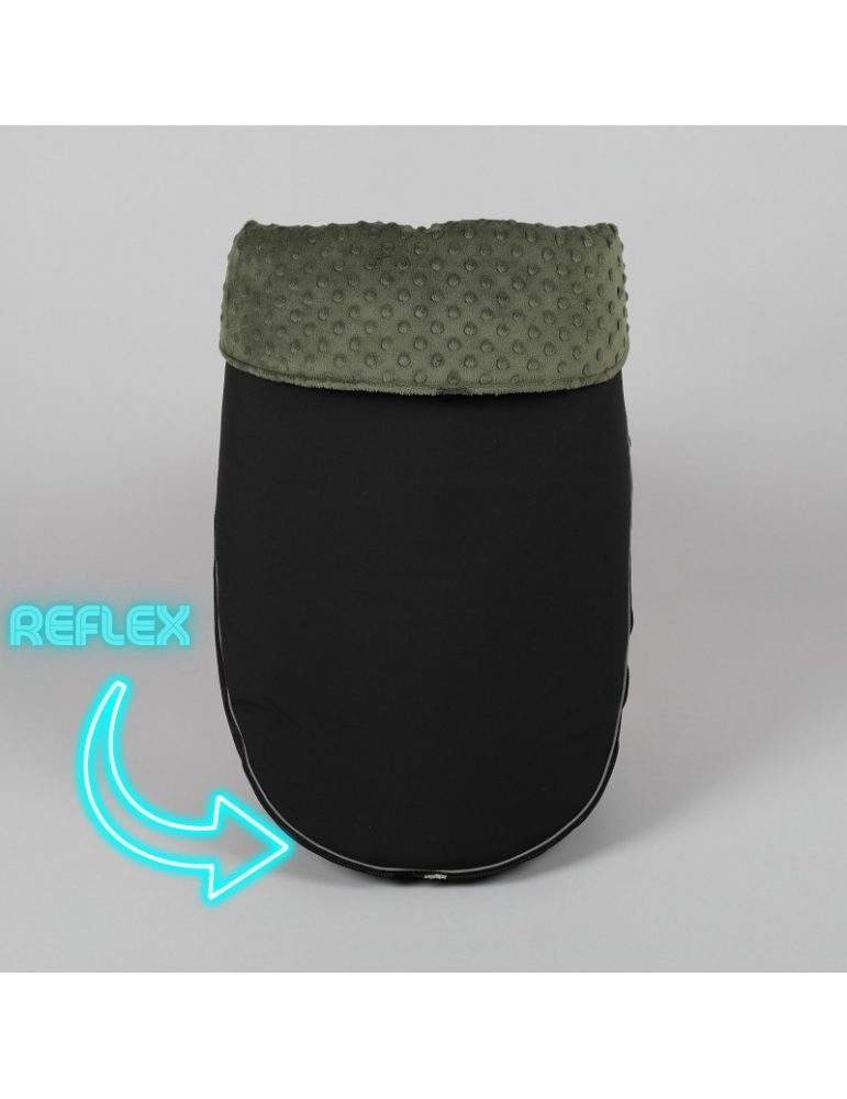 Nánožník černý + khaki REFLEX