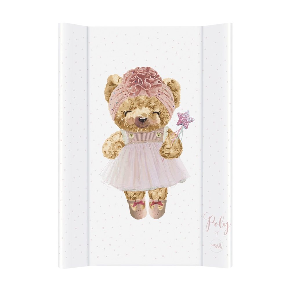 CEBA Podložka přebalovací 2-hranná s pevnou deskou (50x70) Comfort Fluffy Puffy Bart - CEBA Podložka přebalovací 2-hranná s pevnou deskou (50x70) Comfort Fluffy Puffy Poly