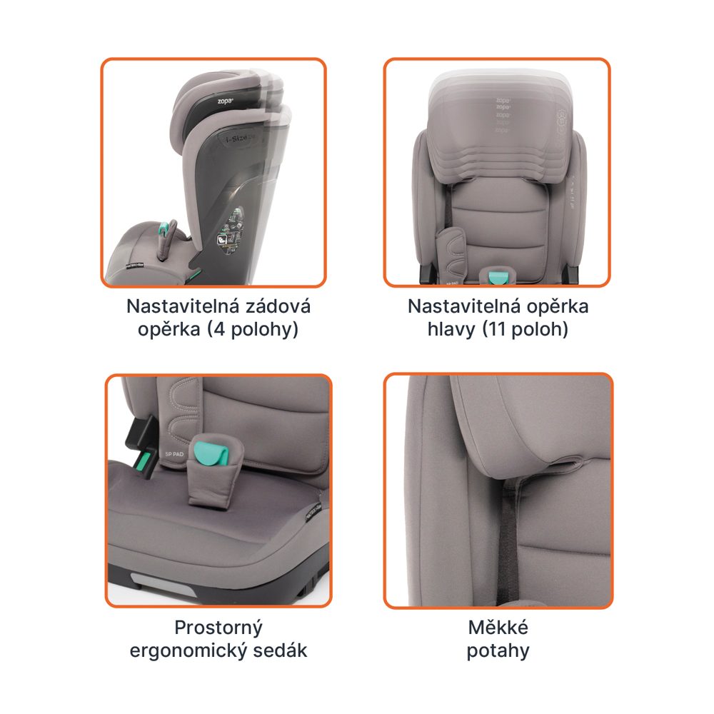 Dětská autosedačka Matrix i-Size Ivory Beige