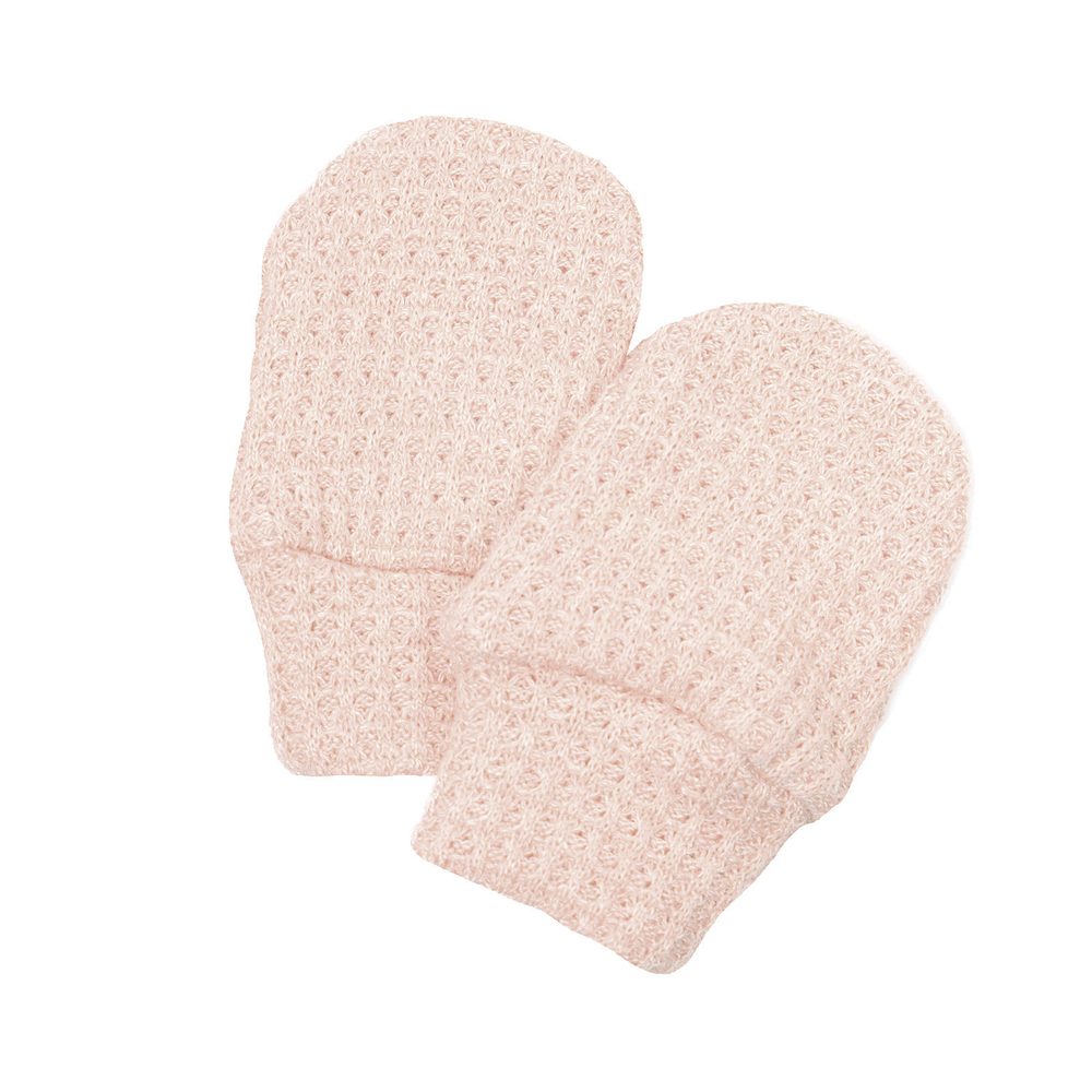ESITO Kojenecké rukavice svetrové Powder pink - růžová / 62 - ESITO Kojenecké rukavice svetrové Powder pink - růžová / 62